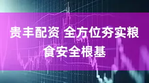 贵丰配资 全方位夯实粮食安全根基